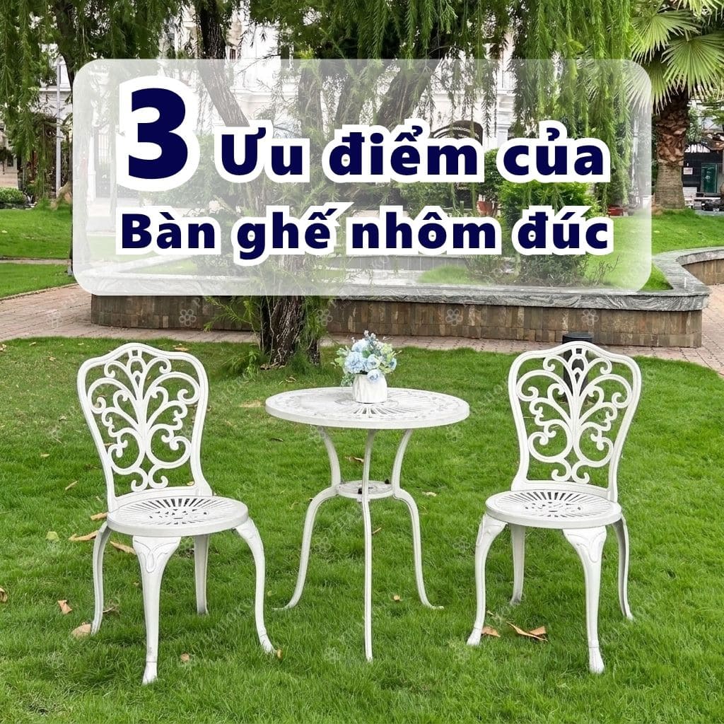 Bàn ghế nhôm đúc11