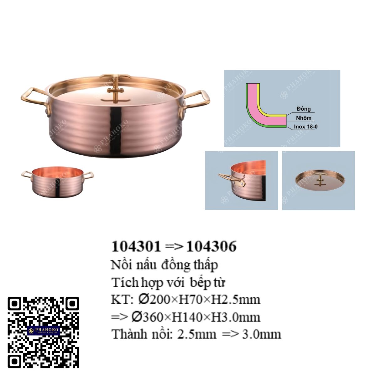 Nồi Nấu Đồng Thấp
