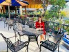 CUNG CẤP BÀN GHẾ NHÔM ĐÚC KHÔNG GIAN NGOÀI TRỜI ĐẾN NHÀ HÀNG DOIDEP HẠ LONG