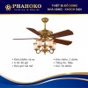 QUẠT TRẦN PHAHOKO – NHÀ PHÂN PHỐI CẤP 1 TẠI HẠ LONG QUẢNG NINH