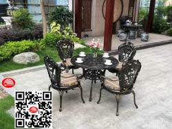 Bàn ghế nhôm đúc T66-098