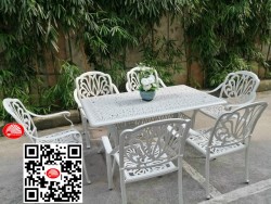 Bàn ghế nhôm đúc T66-096
