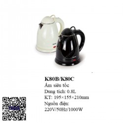 Ấm siêu tốc Honeyson K80B/K80C
