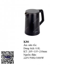 Ấm siêu tốc Honeyson K86