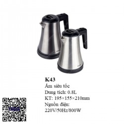 Ấm siêu tốc Honeyson K43