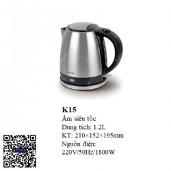 Ấm siêu tốc Honeyson K15