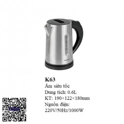 Ấm siêu tốc Honeyson K63