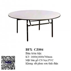 Bàn tiệc tròn 1m6 BFX- CZ004