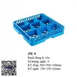 Rack ly cốc 9 ngăn JW-9