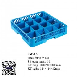 Rack ly cốc 16 ngăn JW-16