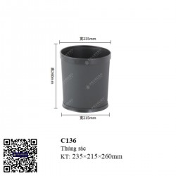 Thùng rác phòng C136