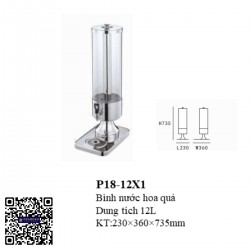 Bình nước hoa quả P18-12X1