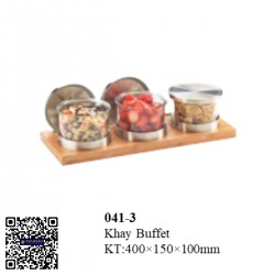 Khay trưng bày buffet 041-3