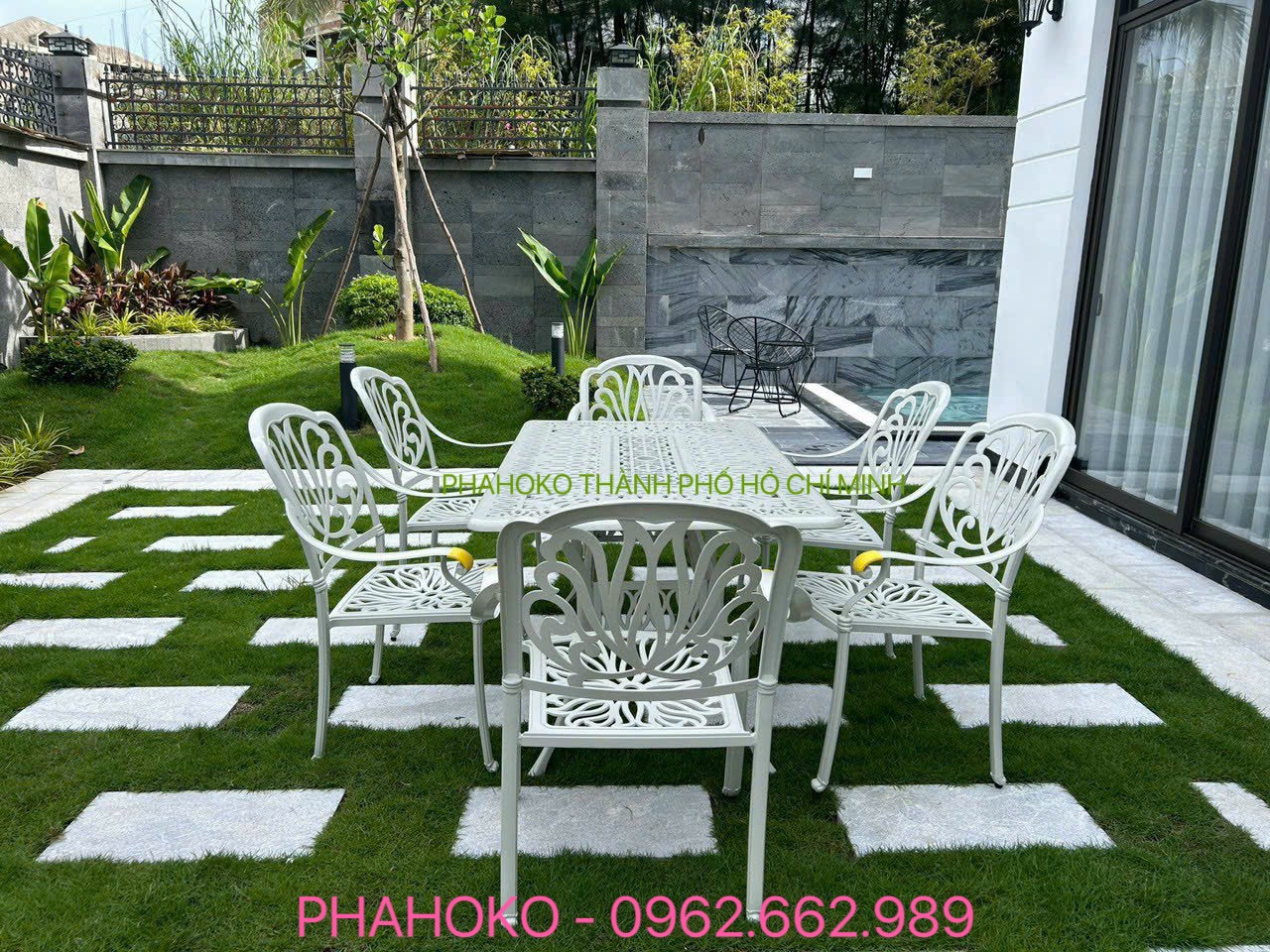 MUA NGAY BỘ BÀN GHẾ NHÔM ĐÚC SÂN VƯỜN – TẶNG NGAY VOCHER VIP BIG SALE 50% [Cửa Hàng Quận Tân Phú, Tp HCM]