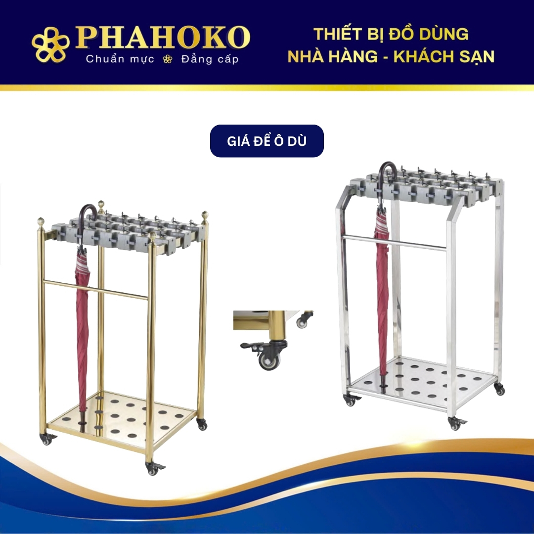 Tìm kiếm giải pháp giá đựng ô dù chuyên nghiệp cho nhà hàng, khách sạn tại Bắc Giang