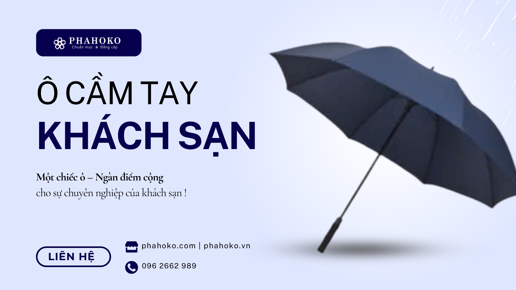 Ô Cầm Tay - Giá Để Ô | Thiết Bị Khách Sạn Cao Cấp Phahoko
