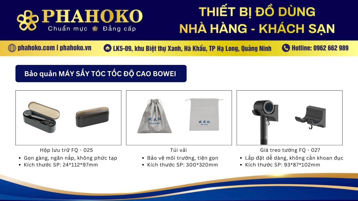 bảo quản máy sấy tóc tốc độ cao bowei