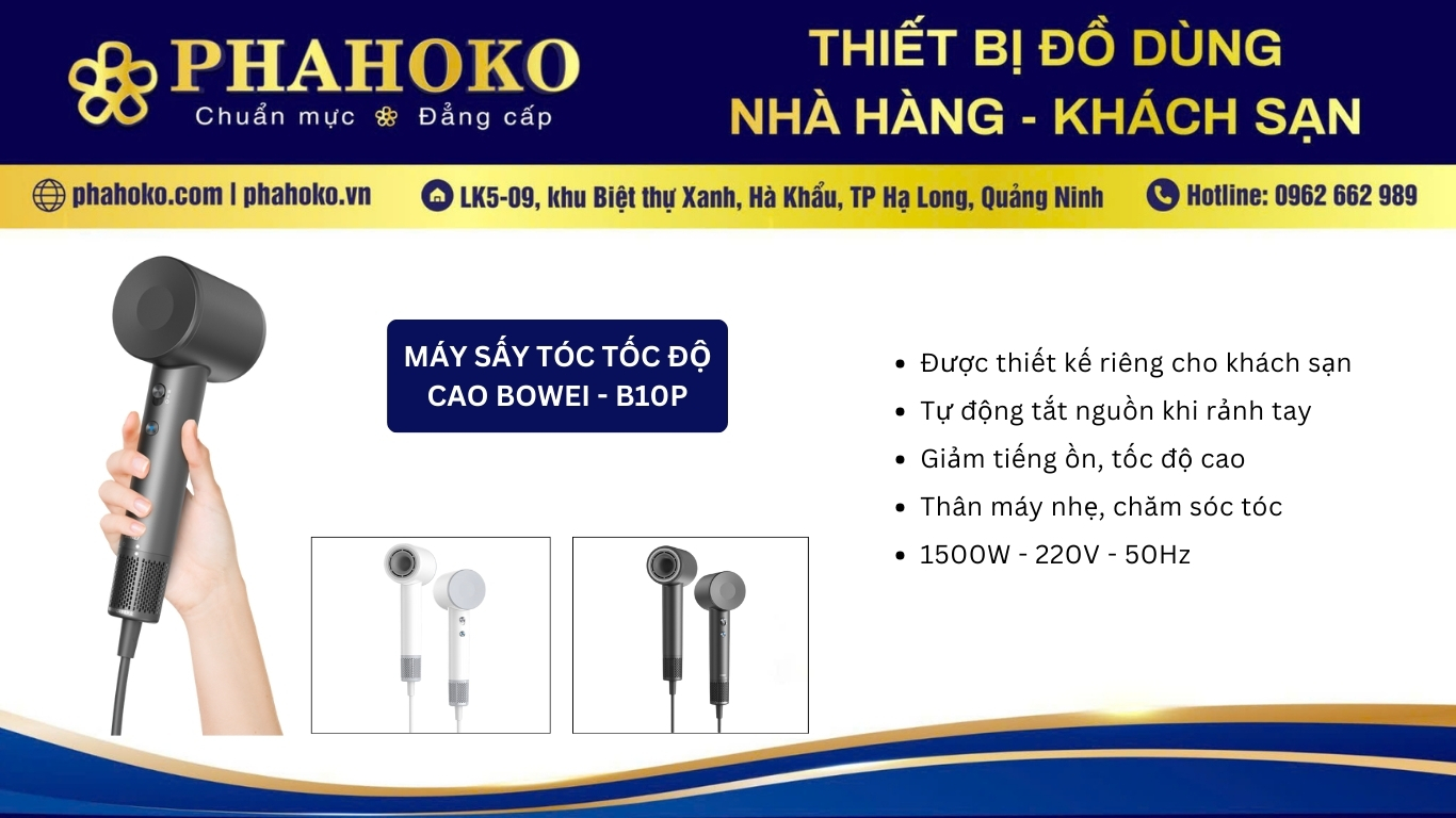 máy sấy tóc tốc độ cao bowei 1