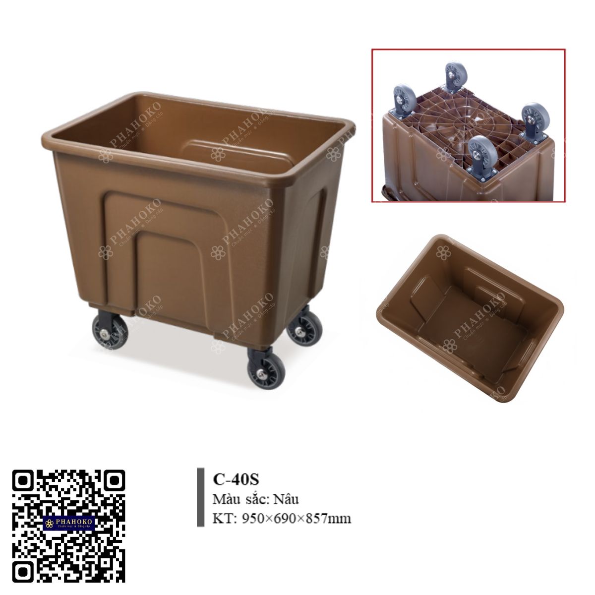 Xe chở đồ vải C 40S(3)