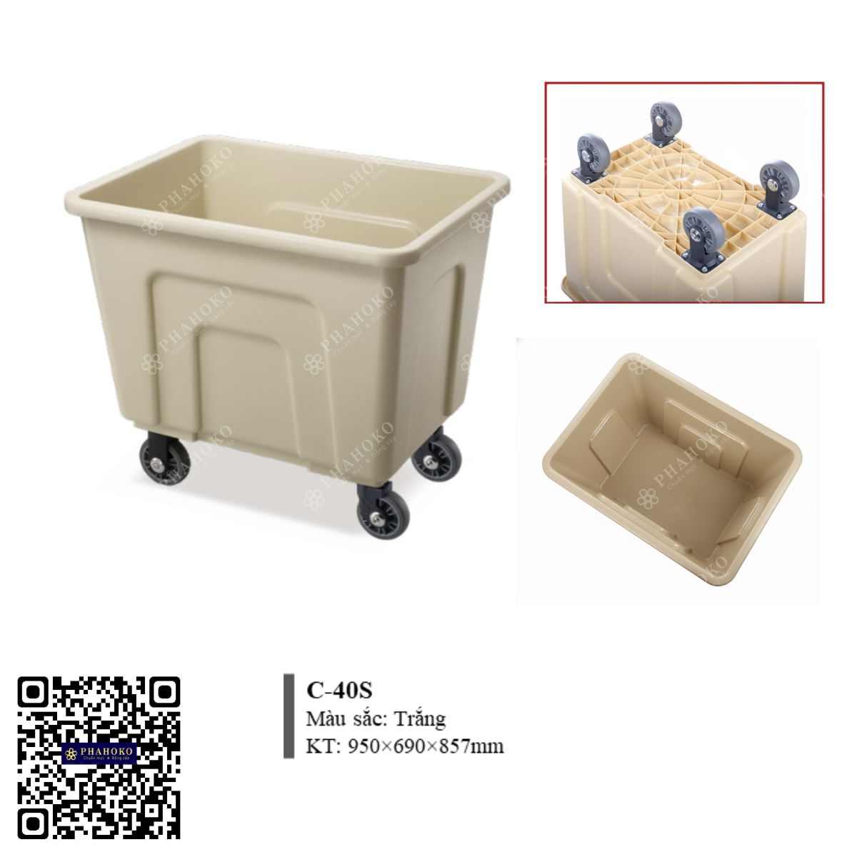 Xe chở đồ vải C 40S(4)