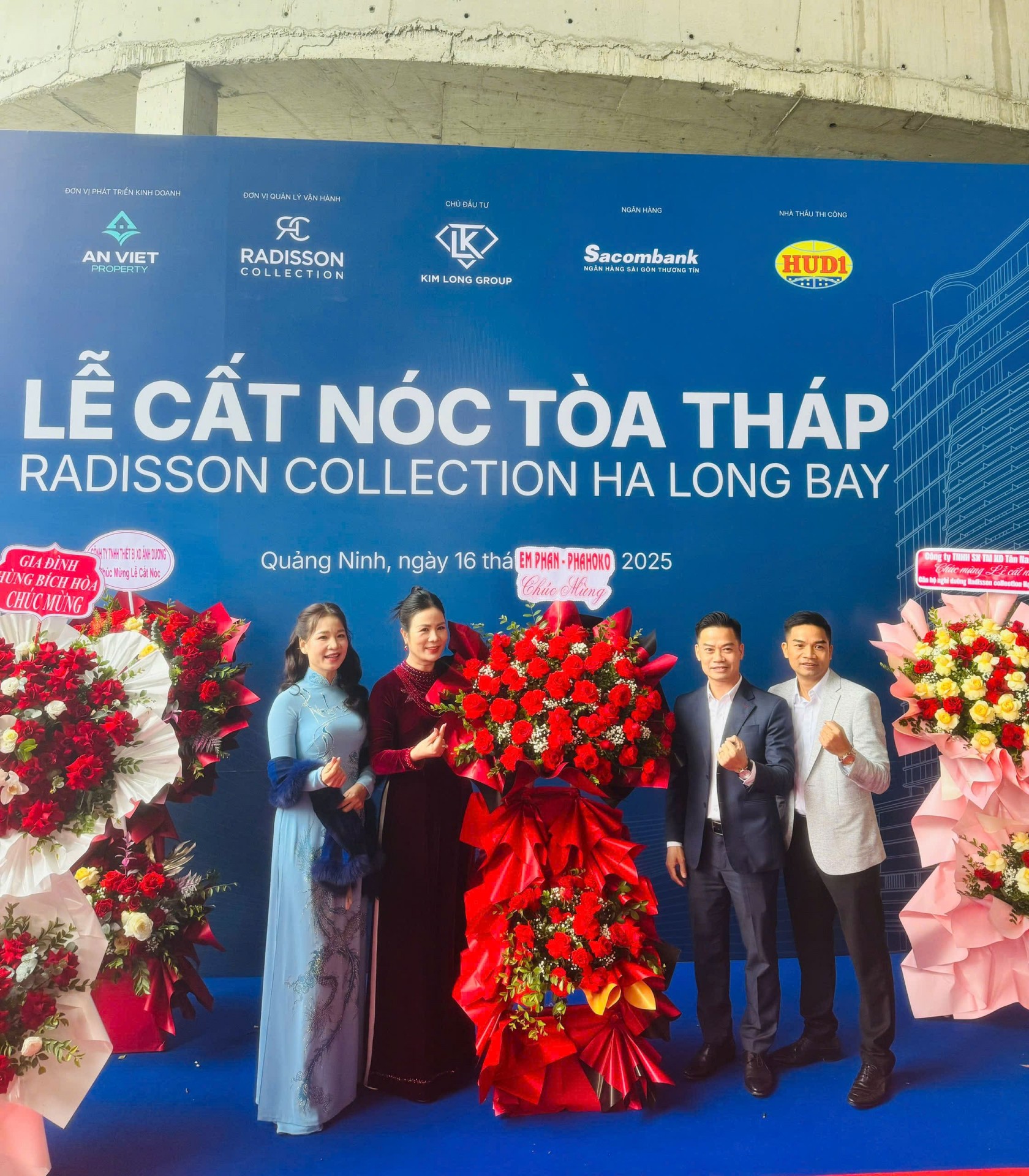 LỄ CẤT NÓC RADISSON COLLECTION HẠ LONG: PHAHOKO ĐÃ SẴN SÀNG